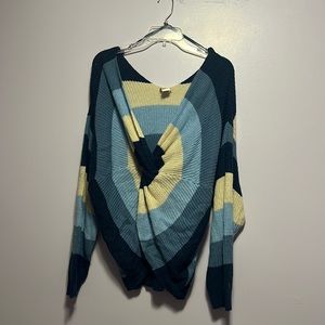 Cute sweater could be worn in spring and fall!